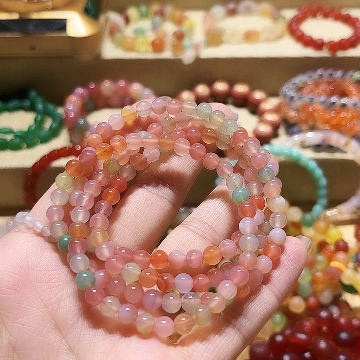 玛瑙/玉髓未镶嵌手链