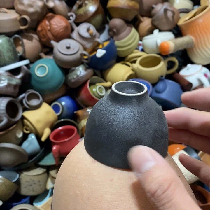 瓷片荷花的小尾巴就算结束