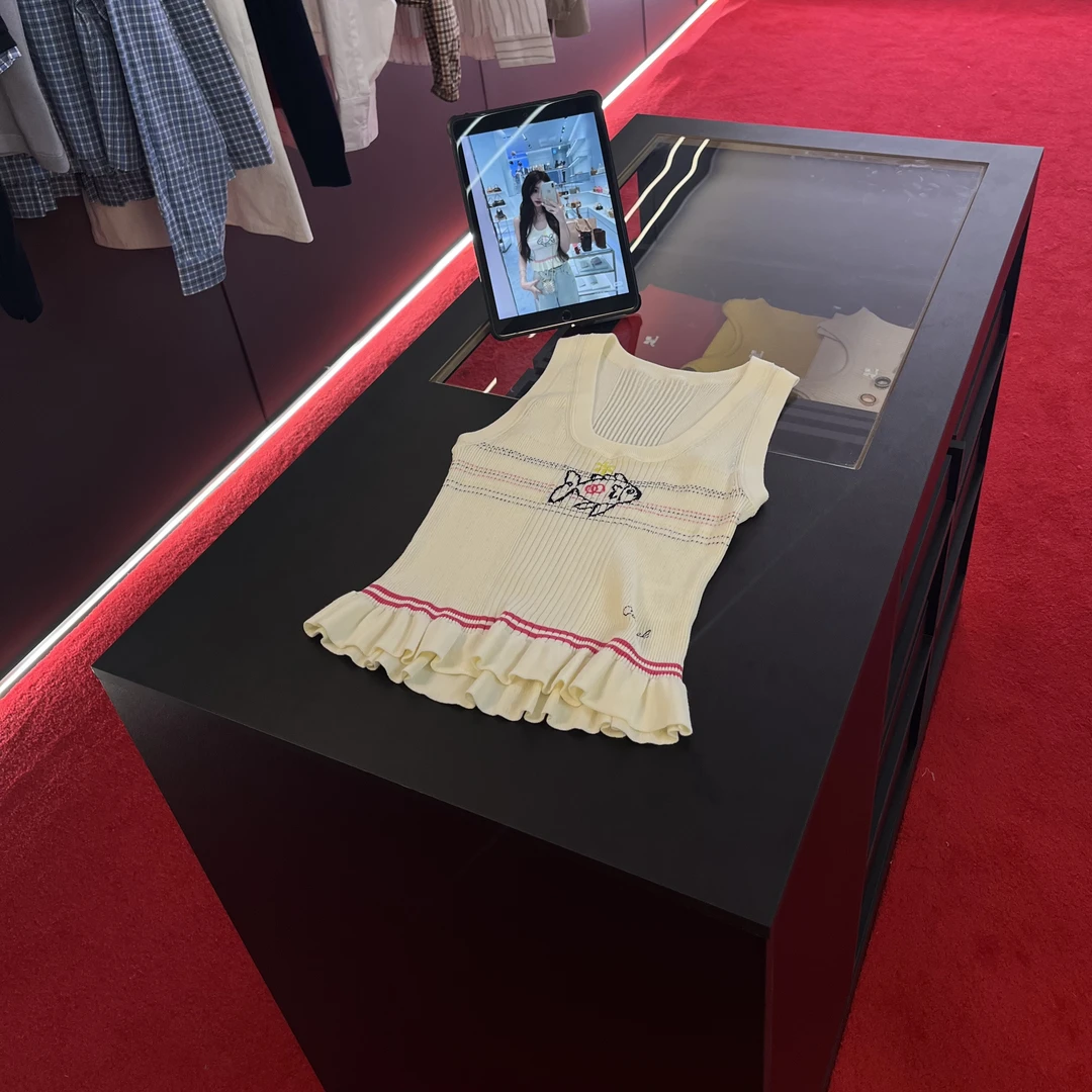 A014【香家】高版本#25N夏季新款#时尚百搭条纹圆领领针织背心