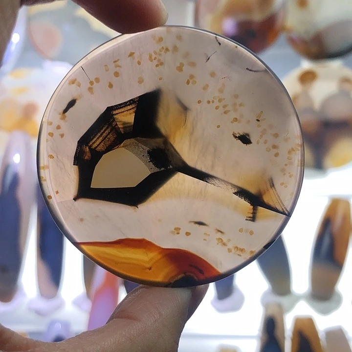 查罗石未镶嵌珠宝半成品15霞