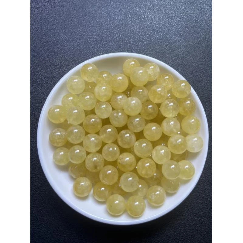 散珠黄碧玺1048--卡10MM --10颗(赠弹力绳)