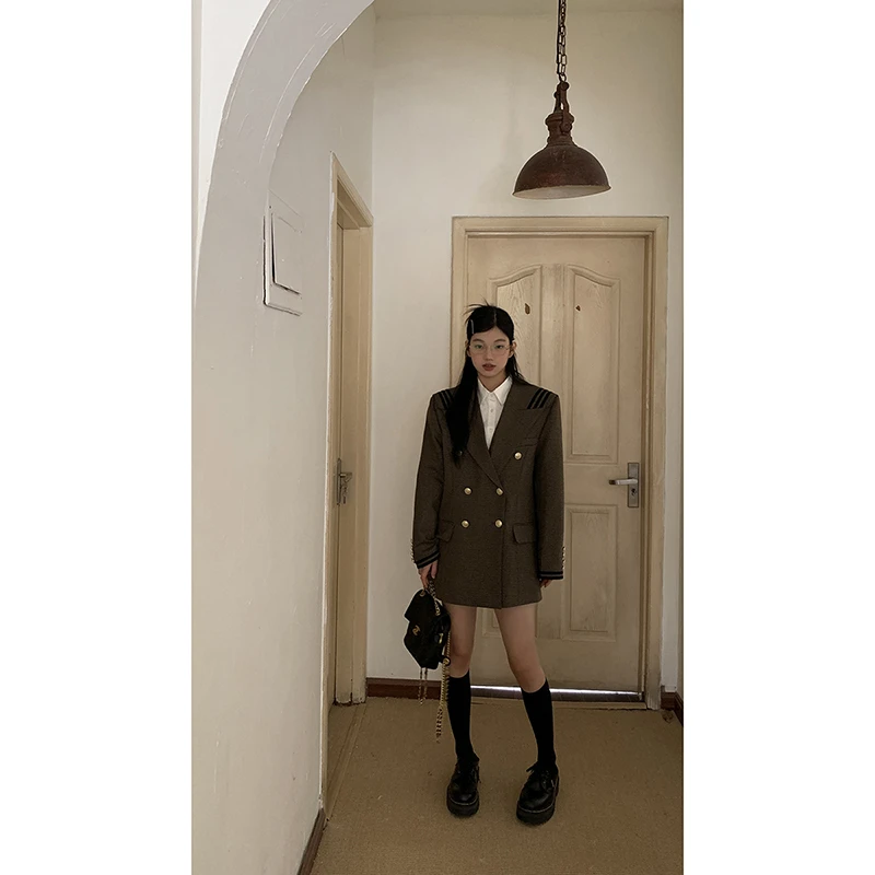 【秋秋清仓】毛呢外套234A2714