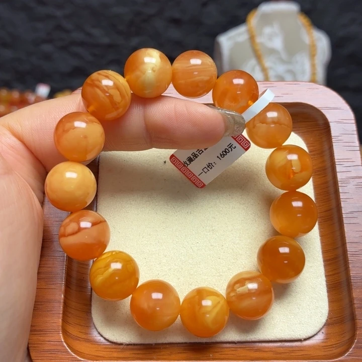 蜜蜡未镶嵌手链手串