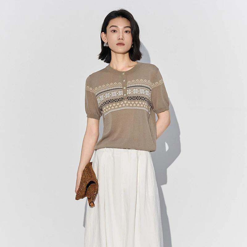 毛针织衫XL211550A809