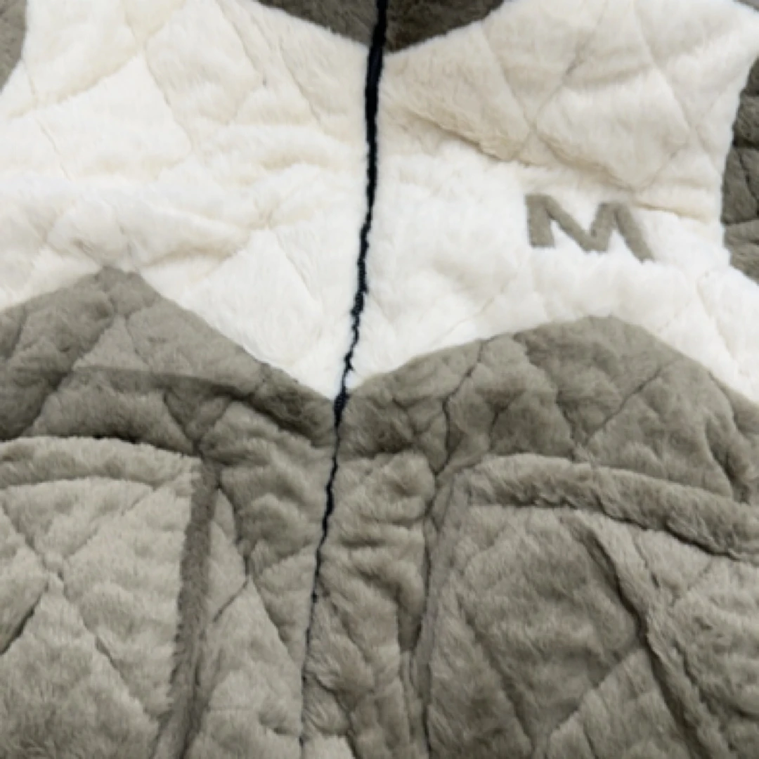 5331字母m加厚外穿家居服网红男士