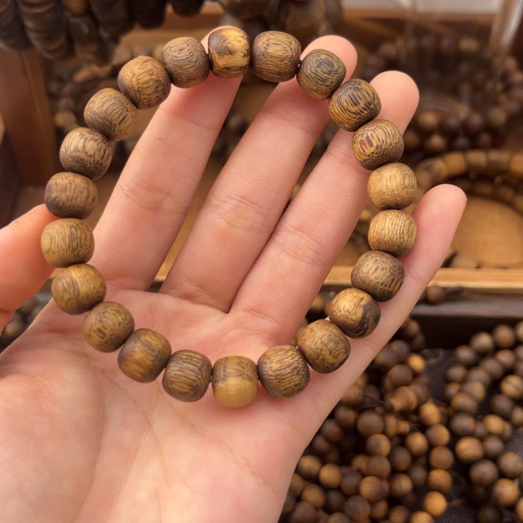 10圆珠单圈手串7克海南乌身