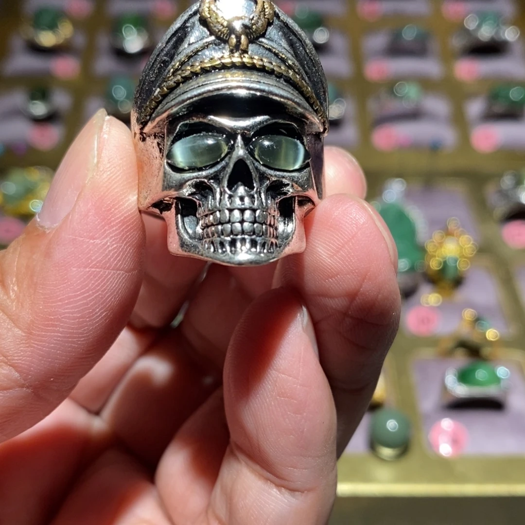 和田玉（碧玉）未镶嵌戒指