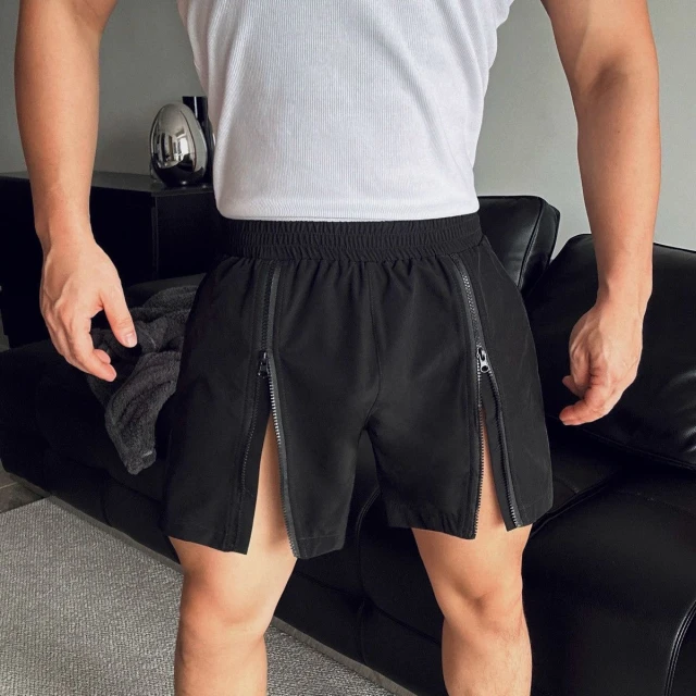 YIYJANGDE设计超短裤性感夏日百搭显臀腿可湿水内衬沙滩休闲裤