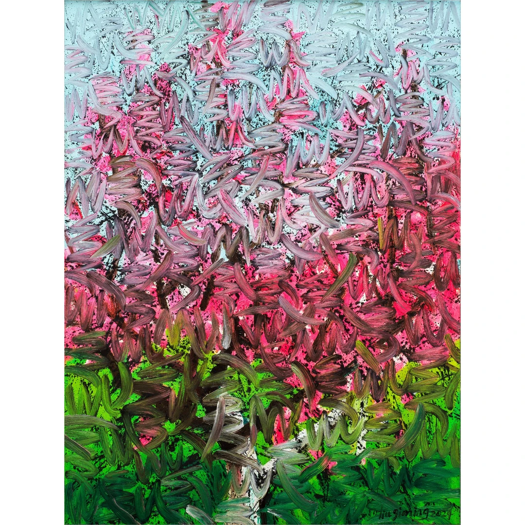 DY0002 刘启明（b. 1970）【桃色花容】