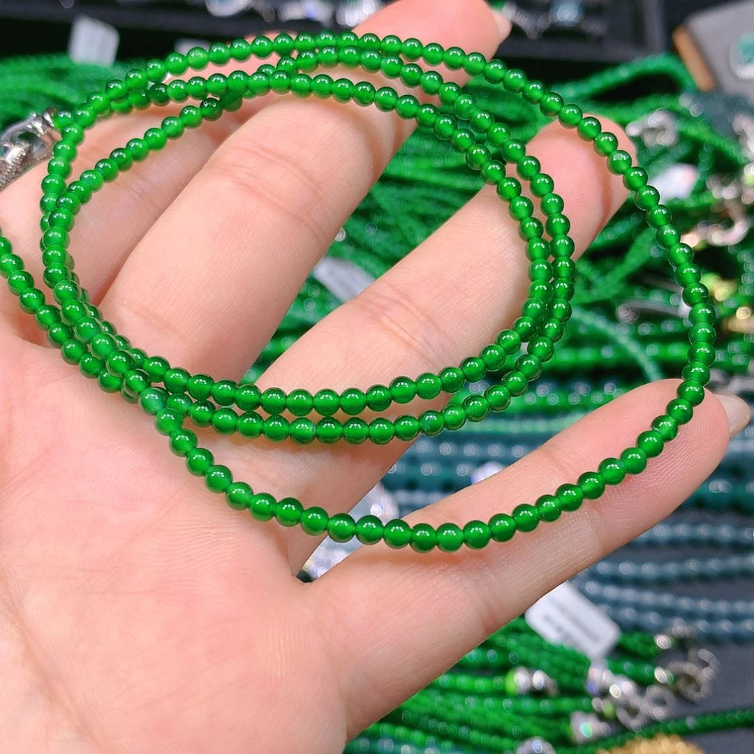 翡翠手链未镶嵌天然