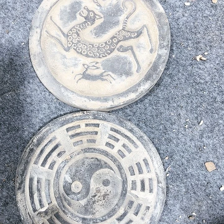 瓦当摆件摆件茶桌茶台陶瓷