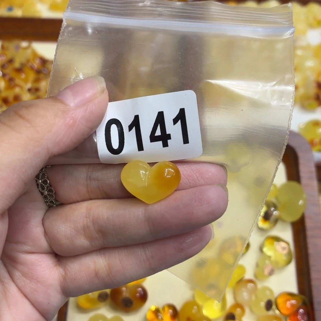 琥珀未镶嵌毛衣链