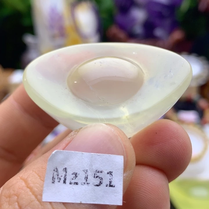 水晶珠宝半成品未镶嵌天然黄水晶4.5厘米大元宝