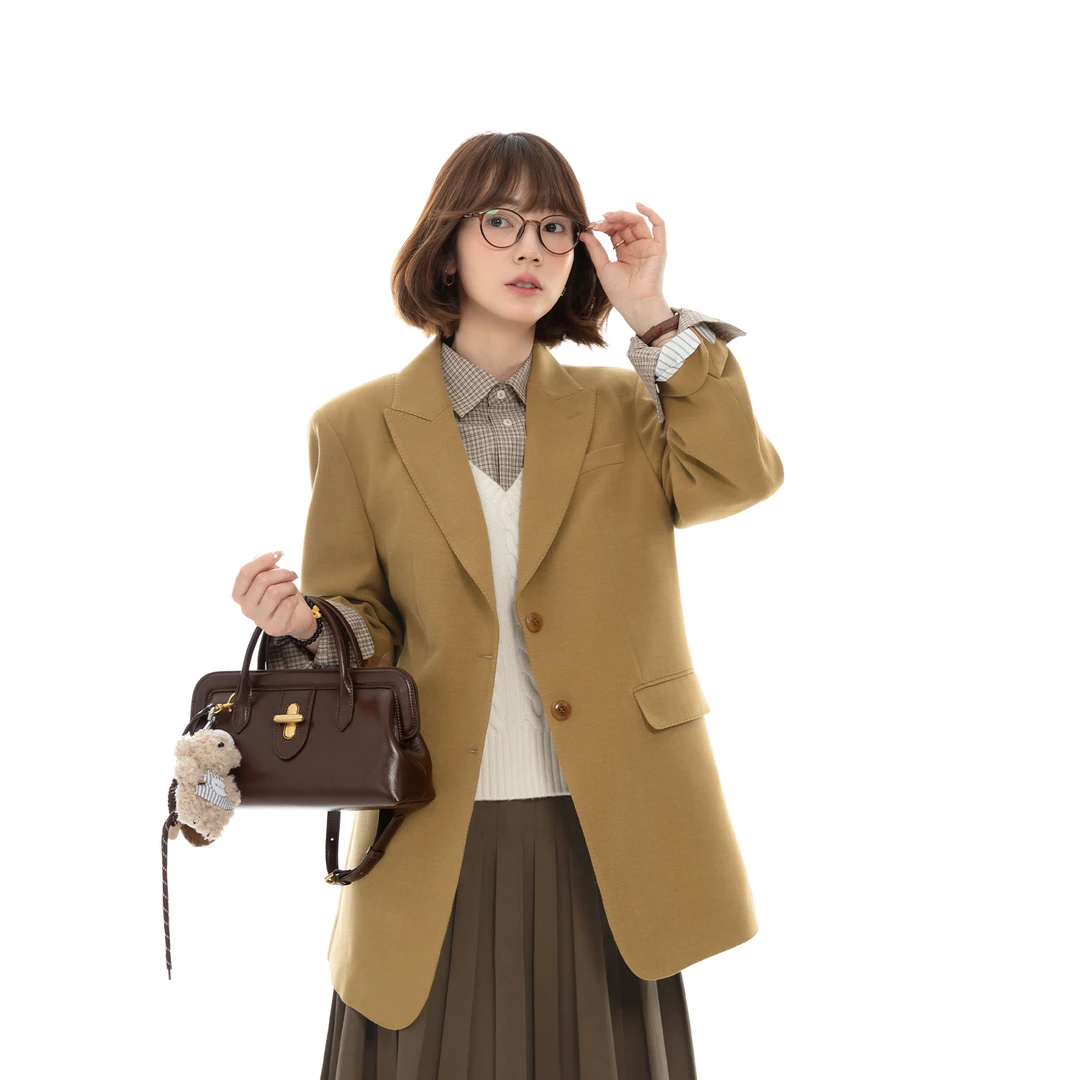【璐璐】【现货】【高定美学】FS508W033复古百搭西装