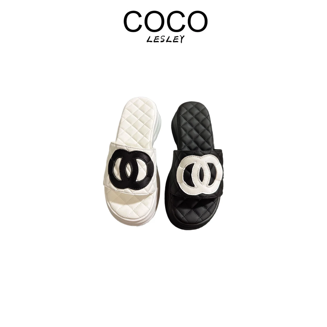 2025年夏季新款韩版厚底休闲一字凉拖鞋T621