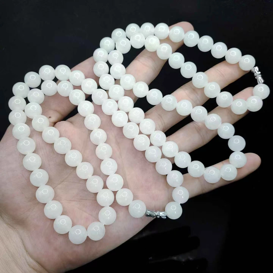 【老三珠宝】和田玉公主链H24【多样性发其一】约10mm