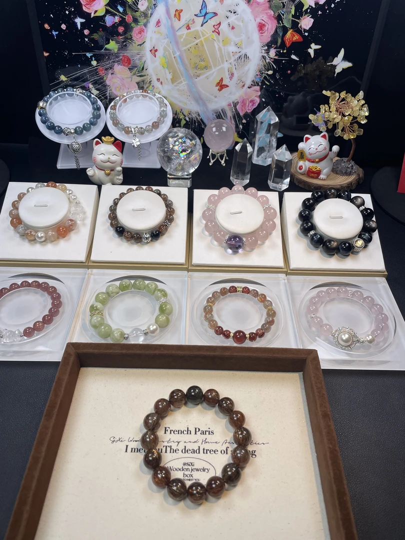 天然水晶手串手链DIY饰品