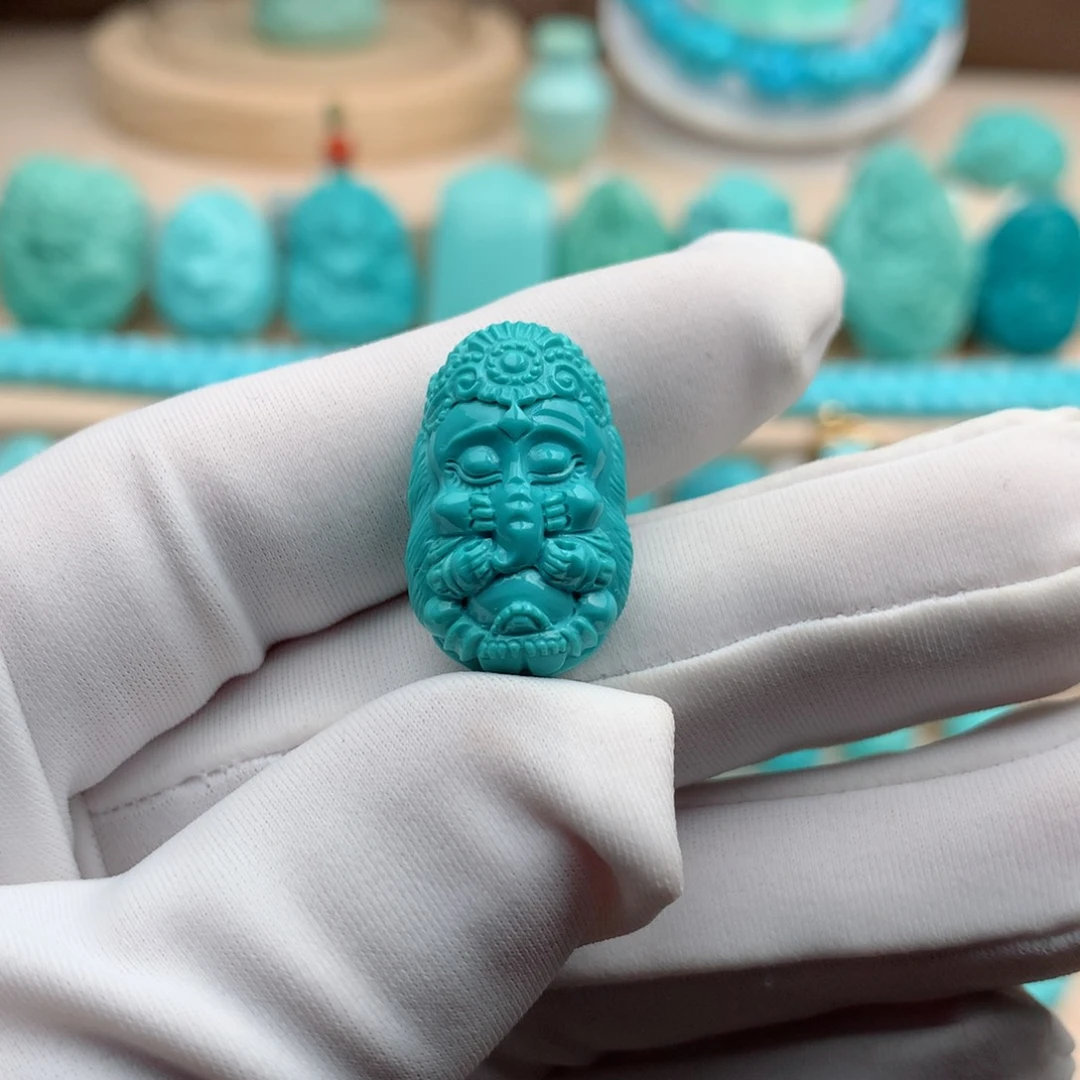 绿松石珠宝奇石未镶嵌