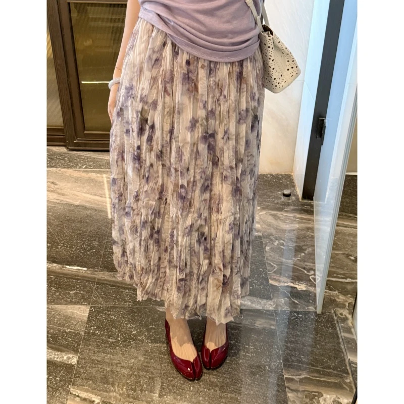 【薰衣草裙】夏季时尚百搭设计款半身裙-CQ2025711