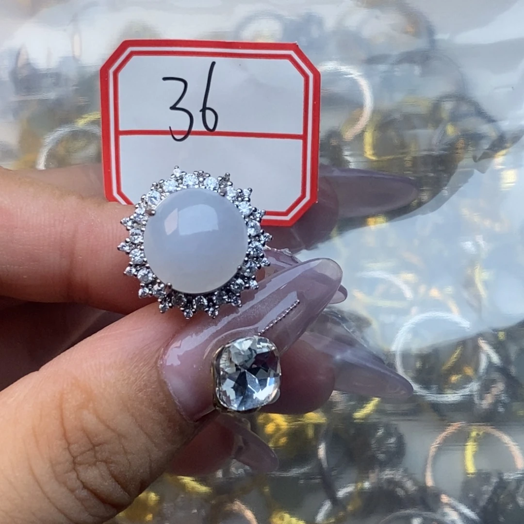 翡翠戒指合金翡翠首饰