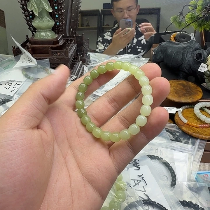 未镶嵌手串和田玉
