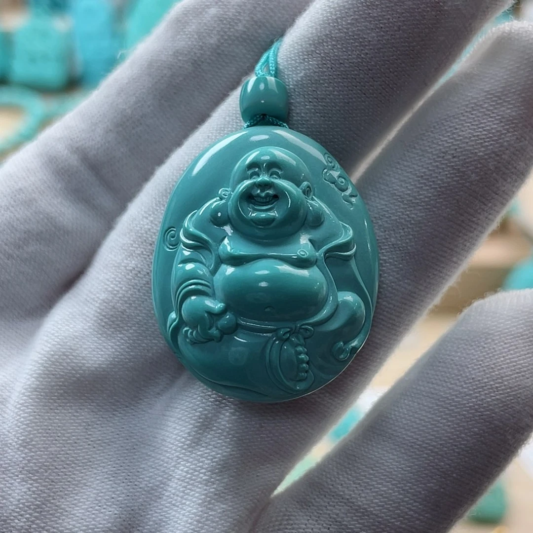 绿松石珠宝奇石未镶嵌久