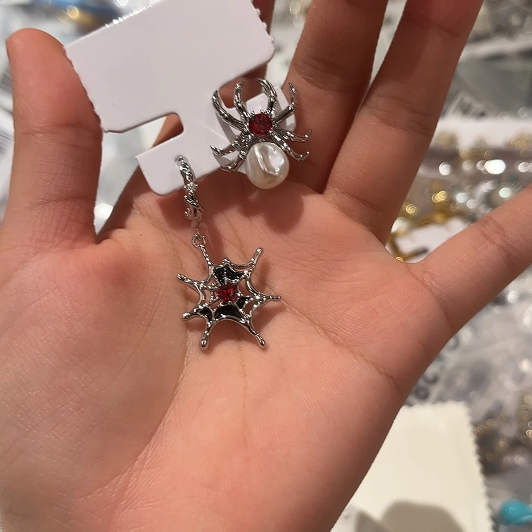 合金淡水珍珠耳饰