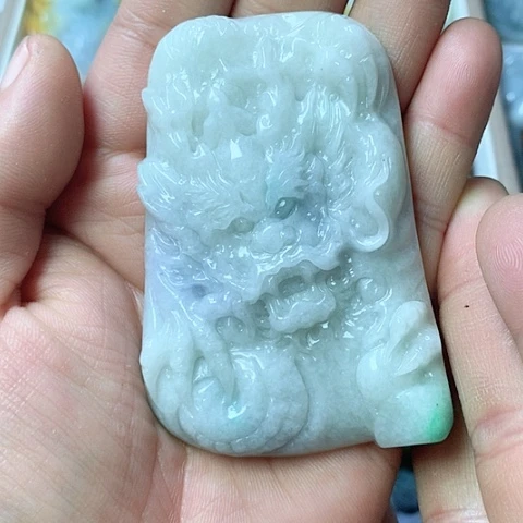翡翠颈饰未镶嵌天然缅甸翡翠a货