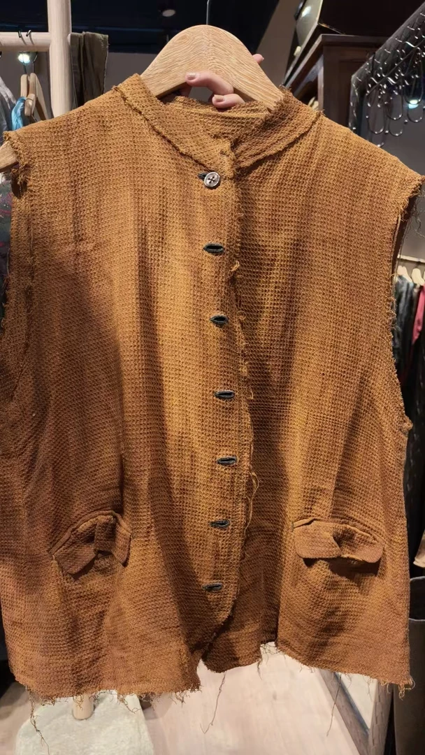 左岸迷香22SS6001棕马甲