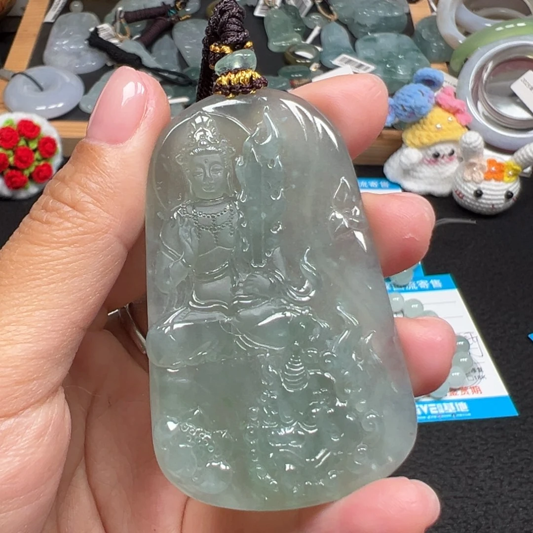 翡翠未镶嵌颈饰天然A货缅甸翡翠