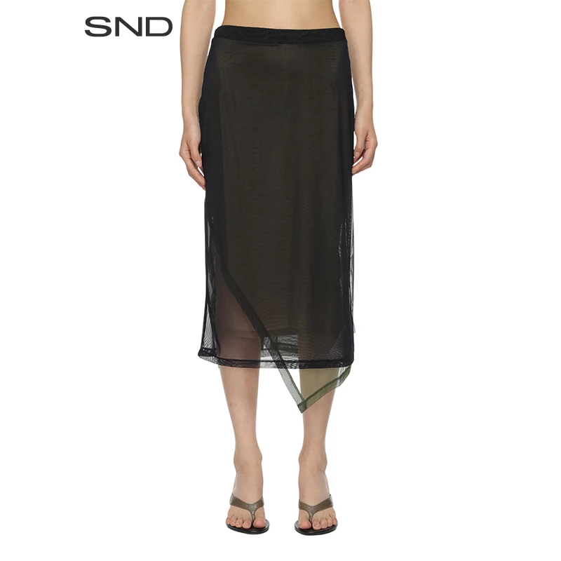 【RIZ POLI 设计师品牌】SND SS25 双层网眼裙 时尚休闲