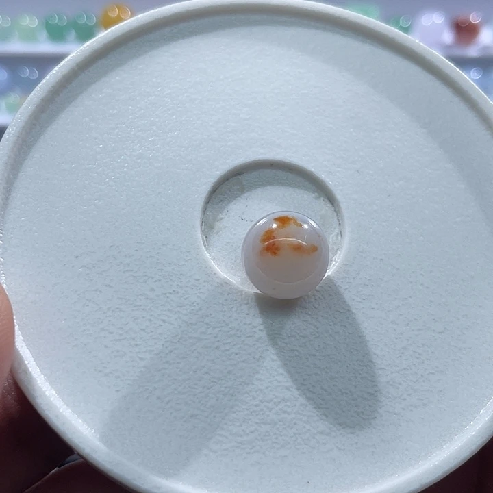 翡翠散珠翡翠洒金圆珠