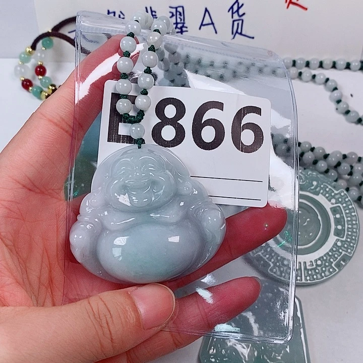 翡翠未镶嵌颈饰天然