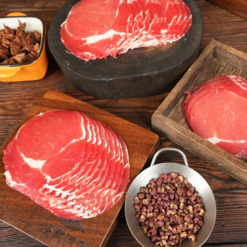 【吊龙片】5盒涮火锅-原切吊龙上脑切片牛肉片火锅必备150g*5