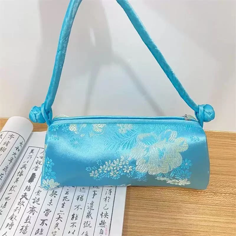 苏绣经典绣品送礼品织锦纽扣手拎包配旗袍唐装女包