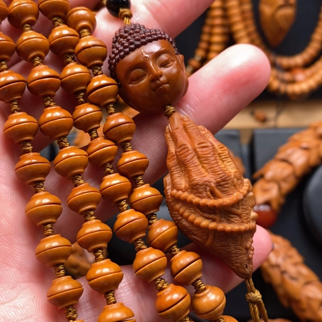 橄榄核手串/手链一心向佛