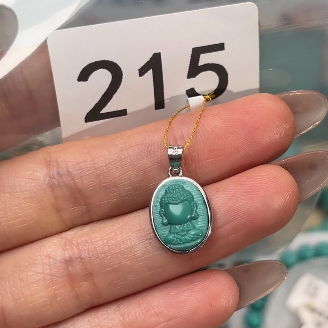 绿松石银S925镶嵌珠宝奇石