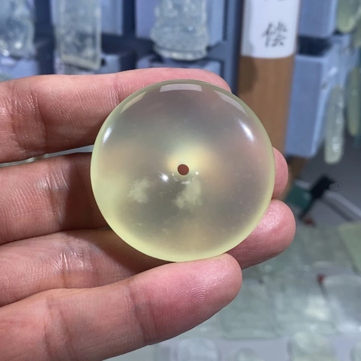 晨***曦岫玉未镶嵌吊坠吊坠