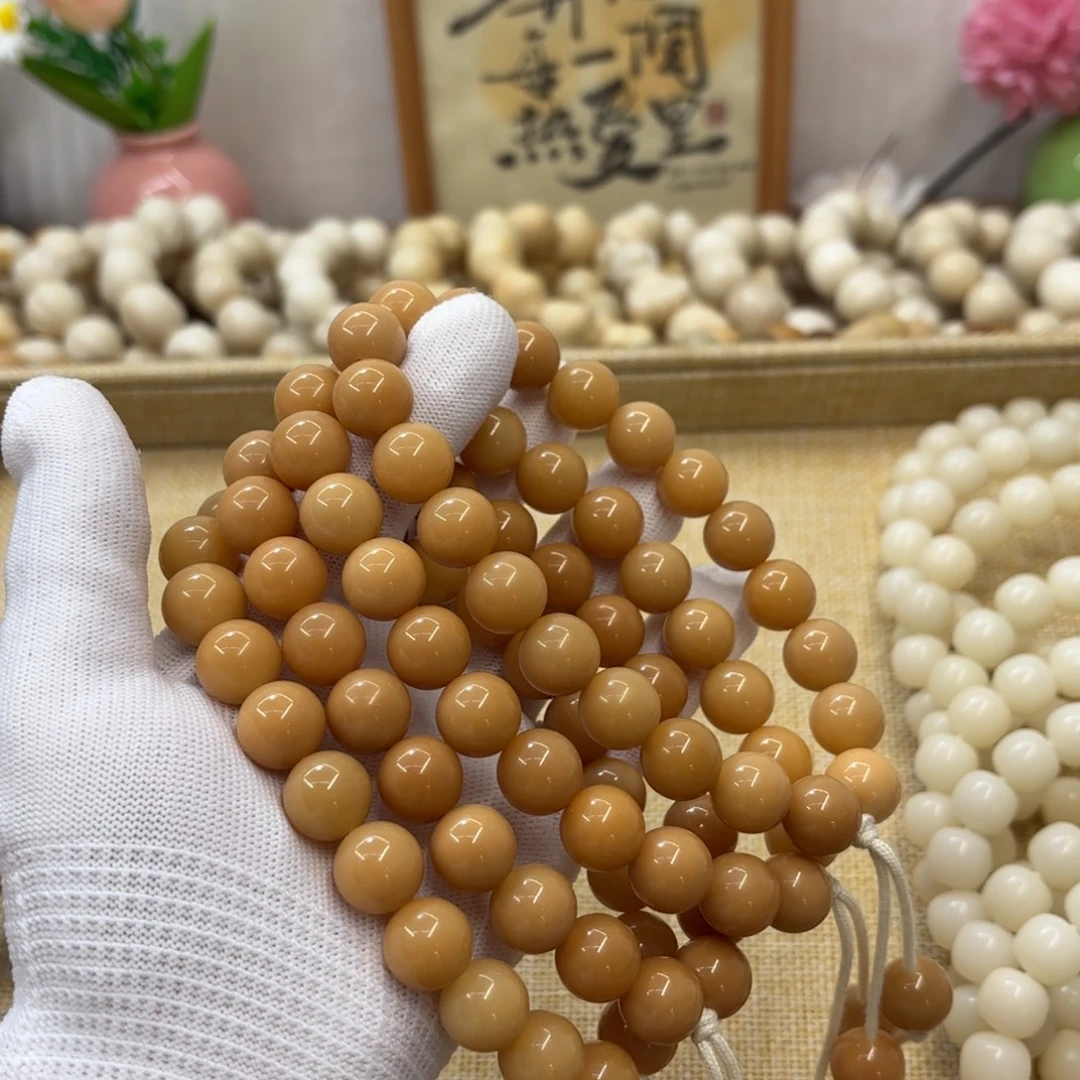 菩提根/象牙果吊坠13水磨风化圆珠手持福利一锅随单916