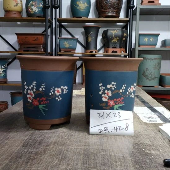 紫砂花盆库存尾货清仓