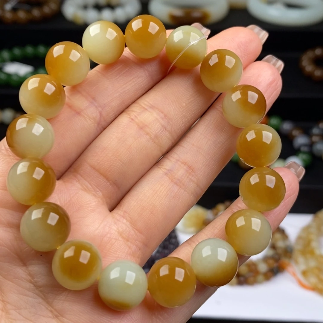 和田玉珠串未镶嵌