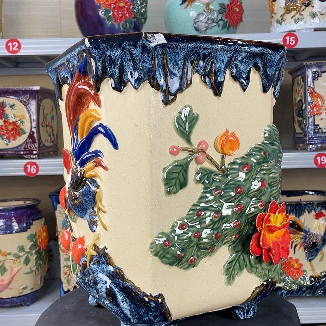 新*正宗岭南石湾盆