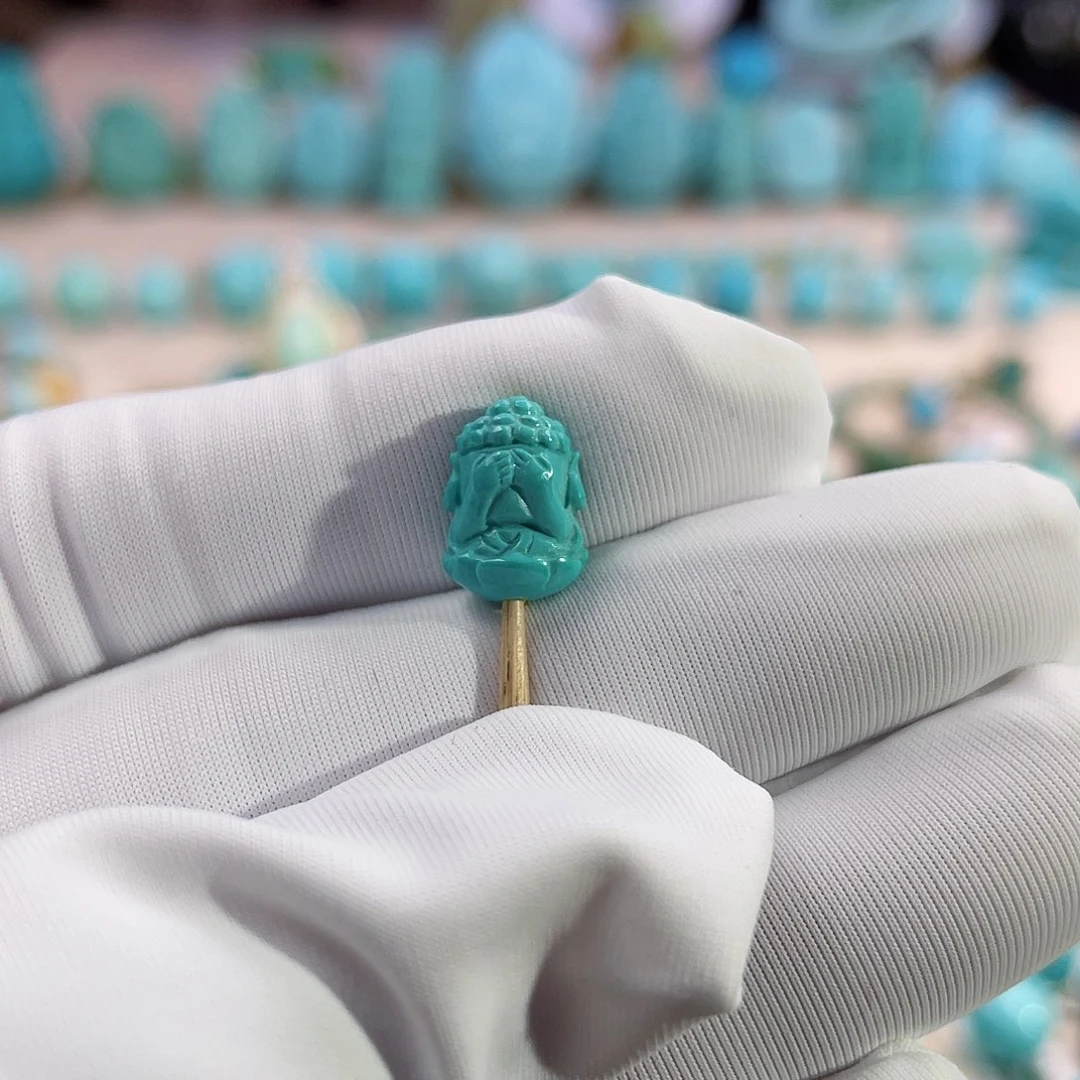 绿松石珠宝奇石未镶嵌