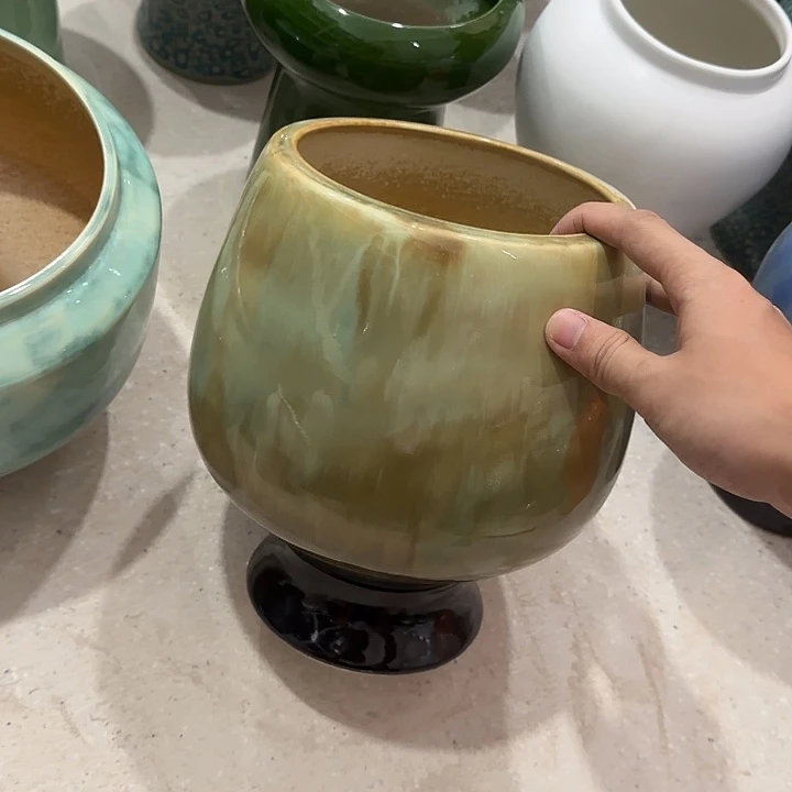 白泥花盆正品有孔