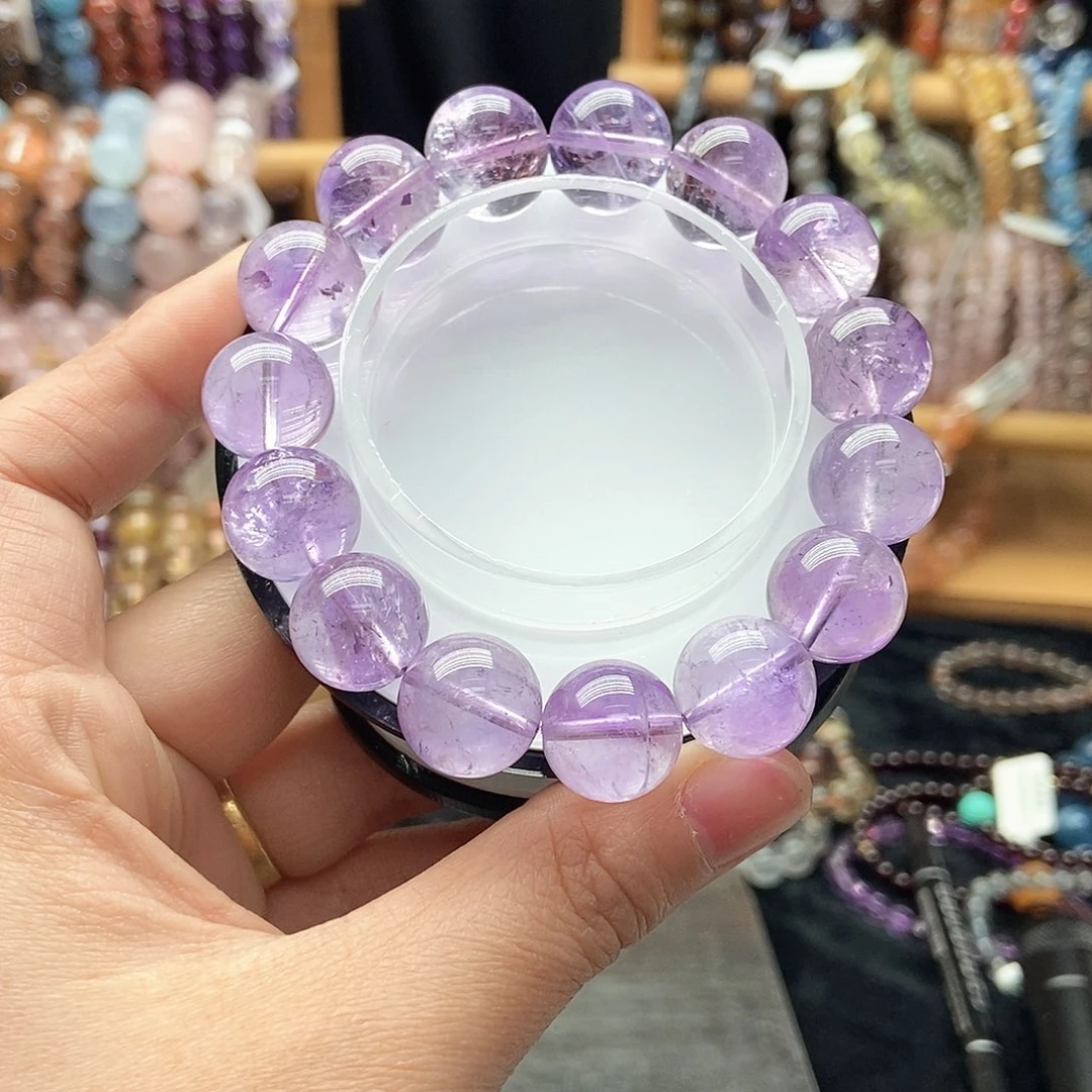 水晶手串未镶嵌?****、紫啊塞14