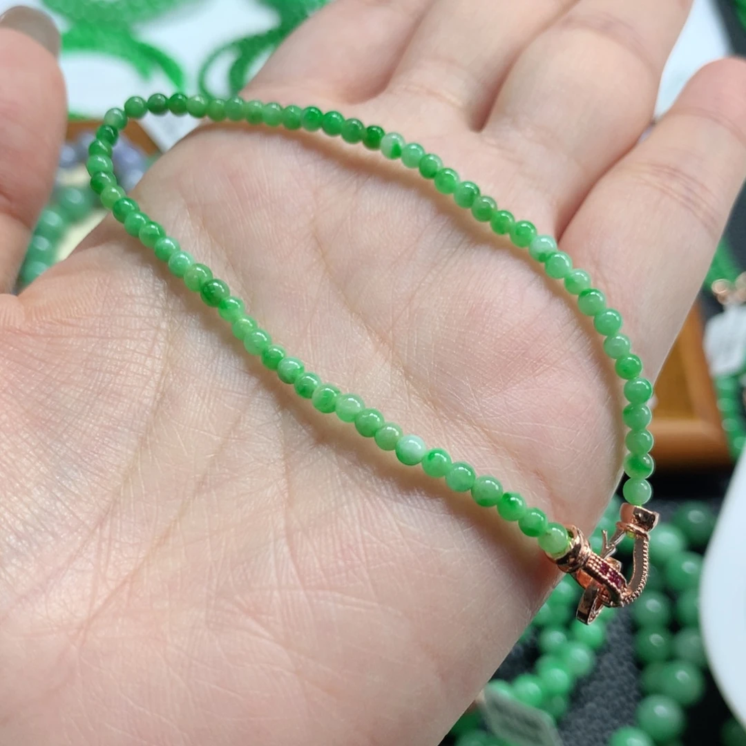 未镶嵌手链翡翠翡翠