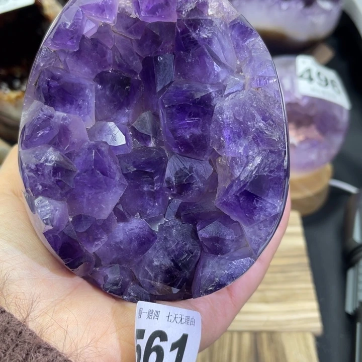 煜***头未镶嵌紫晶大型摆件（非配饰）