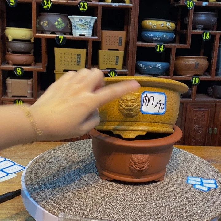 紫砂花盆花盆花盆