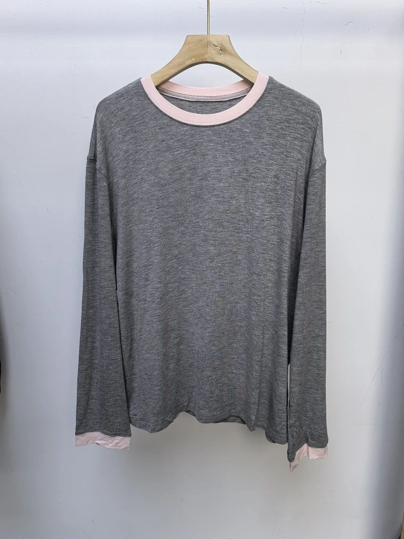 穿了脱不下来的莫代尔罩衫