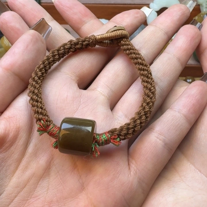 和田玉（糖玉）未镶嵌手链